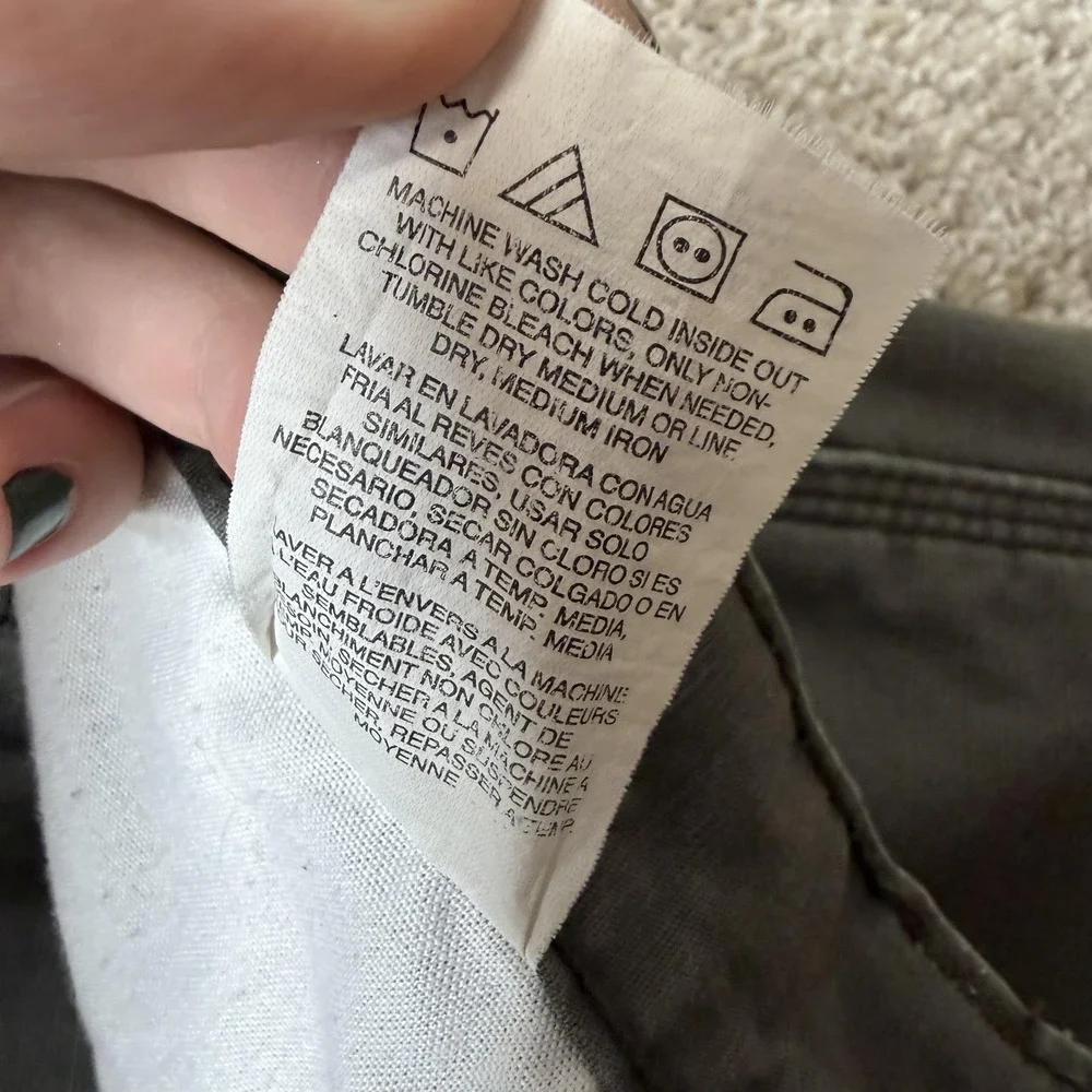 Wrangler Chino Shorts Mens 42 Gray Canvas Utility Pockets Workwear Relaxed Fit